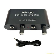 SUN AP20 Sound Amplifier 2-Channel Balanced Input Amplifier Preamp Improve Sound Quality 20HZ-20KHZ 