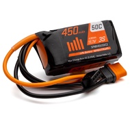 Spektrum 11.1V 450mAh 3S 50C LiPo Battery: IC2, SPMX4503SIC2