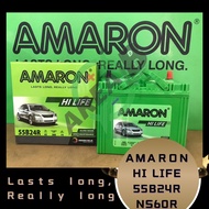 [ 60B24R | 60B24L | NS60S | NS60LS ] Amaron Hi-life | Car Battery Bateri Kereta | Civic Accord CRV H