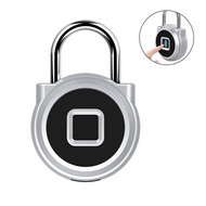 discount Fingerprint Padlock Bluetooth Smart Electric Door Lock Locker Rechargeable Battery Anti-The