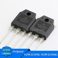 10Pcs 5คู่ Original NJW21193G NJW21194G TO-3P ( 5Pcs NJW21193 + 5Pcs NJW21194) เครื่องขยายเสียงการจั