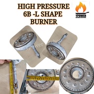 6B L SHAPE High Pressure Gas Stove Burner