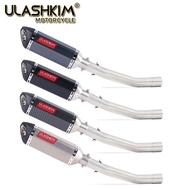Slip On For Kawasaki ZX-6R ZX6R ZX 6R Ninja 636 2008-2019 Motorcycle Exhaust Full System Middle Link