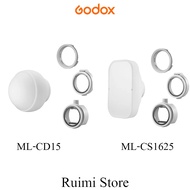 Godox ML-CD15 ML-CS1625 Diffuser Dome Kit with 3 Adapters for Photography Light Flash Studio Photogr