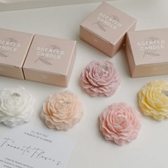 Candle Peony flower modeling gift decoration Mother's Day birthday flower scented candle 7DTE