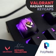 Valorant Radiant Rank Artisan Keycaps
