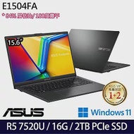 【硬碟升級】ASUS 華碩 E1504FA-0081K7520U 15吋/R5 7520U/16G/2TB SSD//Win11/ 輕薄筆電