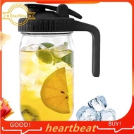 [Hot-Sale] 32Oz Mason Jar Pour Spout Lid -Glass Pitcher Breast Milk Pitcher Seal for Juice,Milk,Coff