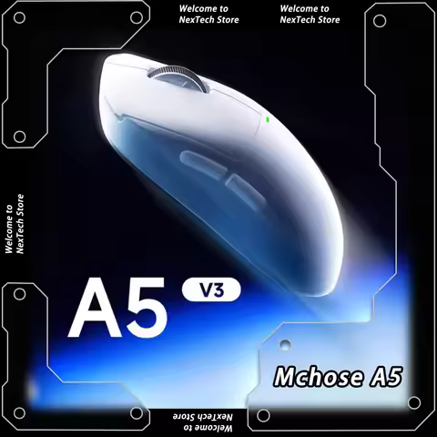 Mchose A5 V2 V3 Wireless Gaming Mouse Paw3395 E-Sports Lightweight MouseTri-Mode Bluetooth Customize