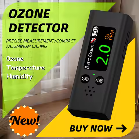 Handheld Ozone Detector Portable Multifunctional Intelligent Ozone Meter Gas Sensor Analyzer High-Pr