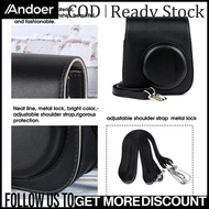 กระเป๋าหนัง PU สินค้าแฟชั่นวัสดุโลหะ Instax Mini 11กระเป๋าหนังลบสองปุ่มสำหรับ Instax Mini 11