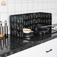 Vision Bếp dầu baffle tấm dầu ăn Splatter màn hình có thể gập lại nhôm lá tấm bếp gas chống giật gân