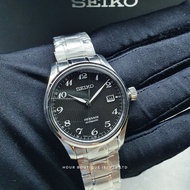 Brand New 100% Authentic Seiko Presage Black Dial Men's Automatic Dress Watch SPB037