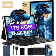 2025 แท็บเล็ต Tablet 5G Android 13 16GB +1TB 10.1 นิ้ว HD Dual SIM 10000mAh 5G/wifi รับประกัน 3 ปี