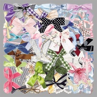 50Pcs/Set ✿ 3D Colorful Bowknot Art Series 02 PET Stickers ✿ Waterproof DIY Fashion Kids Rewards Sti