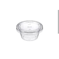 2oz Sauce Cup Top Lid+Cup Bottom 125pcs Plastic Cup With Lid