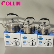 STAINLESS STEEL WHISTLING KETTLE 3L 4L 5L WATER BOILER INDUCTION COOKING