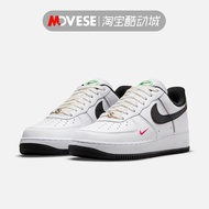 Nike Nike Women's Shoes Air force 1 Air force No. 1 AF1 White Black Green Casual Sneakers DV1492-101