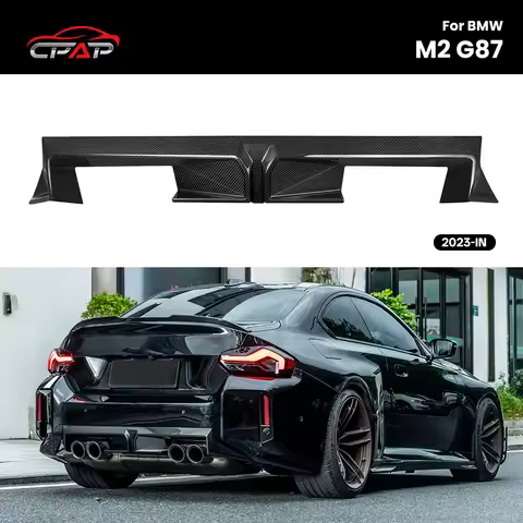 Real Dry Carbon Fiber Rear Diffuser Bumper Lip Splitter for BMW M2 G87 CS Style 2023-IN