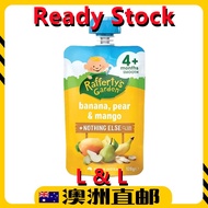 Rafferty's Garden 4+ Months Organic Baby Food Puree Banana, Pear & Mango ( 120g )