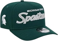 Adult Michigan State Spartans New Era Green Script A-Frame 9FIFTY Adjustable Snapback Hat- Men's