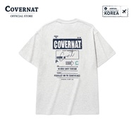 COVERNAT Travel Center T-Shirt Grey (70172STCSSU_U5GYXX) T Shirt Lelaki
