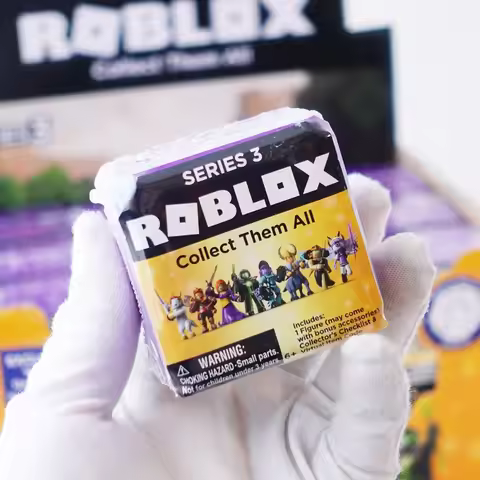 Roblox Building Block Model Cartoon 2/3/5/11 Series Virtual World Random Style Assembling Toys Gift