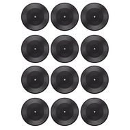 12PCS 12 Inch Blank Vinyl Records Fake Record Vintage Decoration Faux Blank Vinyl Records for Wall A