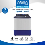 AQUA QWP1250T MESIN CUCI 2 TABUNG 12 KG