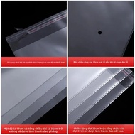 Nhỏ Nhựa Trong Suốt Túi Opp Tự Dính Quần Áo Đồ Lót Bao Bì Cho Ngành Công Nghiệp Trang Phục Túi Poly