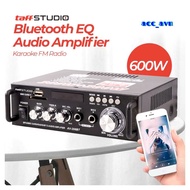 Taffstudio Bluetooth EQ Audio Amplifier Karaoke Home Theater FM 600W