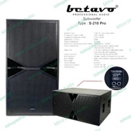 SUBWOOFER PASIF BETAVO S218 PRO 18 INCH ORIGINAL