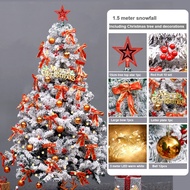 [SG STOCK] Christmas Tree 5ft 6ft 7ft Premium Artificial Holiday Christmas Tree with Decorations Del