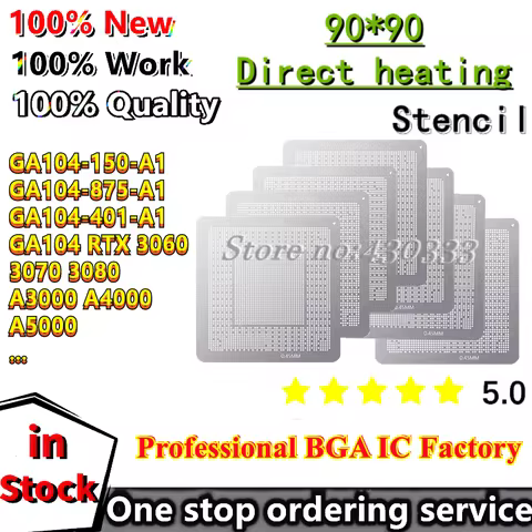 GA104-150-A1 GA104-875-A1 GA104-401-A1 GA104 RTX 3060 3070 3080 TI A3000 A4000 A5000 GPU BGA Direct 