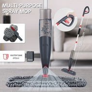 Spray Mop for Floor Cleaning with 1/3pcs Washable Pads - Wet Dry Microfiber Mop with 490 ml Refillab