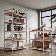 Floor Storage Multi-Layer Display Household Balcony Frame Storage Shelf Shelf Aluminum Profile Shelf