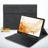 ARDISSI เคส + คีย์บอร์ด Samsung Galaxy Tab S6 Lite / Tab S7 / S8 / S7 Plus / S8 Plus / S7 FE / เคส S