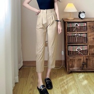Eyouth 10133  High waist straight leg pants women casual pants