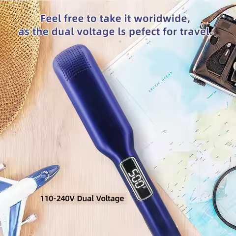 Hair Straightener Curler 500°F / 260°C Professional Straightening Irons LCD Display Salon Hair Styli