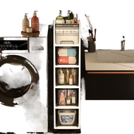 Bathroom Gap Cabinet Bathroom Toilet Storage Floor Cabinet Bathroom Side Cabinet Gap Storage Cabinet