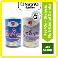 Reno-Pro Powder Renopro Vanilla 400g Low or High Protein and Criticare Renal Care Supplement