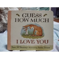 [Board book] Guess How Much I Love You by Sam McBratney; pre-loved
