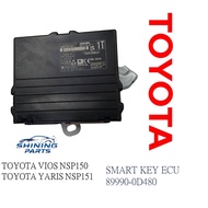 SMART KEY ECU CONTROL UNIT TOYOTA VIOS NSP150 , TOYOTA YARIS NSP151 89990-0D480