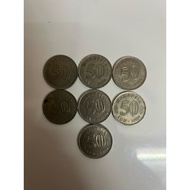 Syiling 50 Sen Malaysia Tahun 1984 – Duit Lama untuk Koleksi Rare