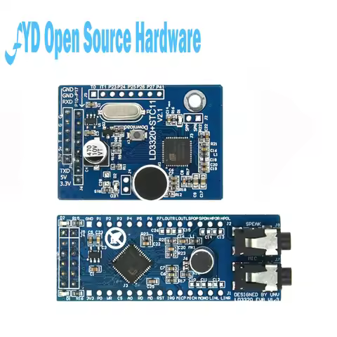 LD3320 speech recognition module nonspecific human speech, voice control module development board