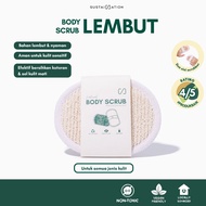 Sustaination Body Scrubber - Natural Body Scrubber Sponge for Bathing - Body Bath Shower Scrubber