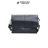 BEVERLY HILLS POLO CLUB Men's Messenger Bag / Synthetic Leather / Black Brown / BHC064