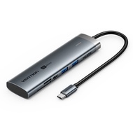 Vention | อะแดปเตอร์ USB-C หลายช่อง PD 100W