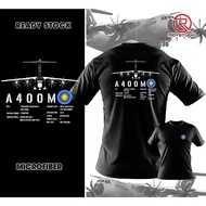 Malaysian Air Force A400M Jet Fighter Plane Side Special Forces T-Shirt Unisex