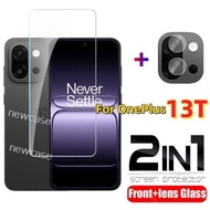 2in1 Screen Protector Tempered Glass For OnePlus 13T 5G 2025 OnePlus13T 1+13T One+13T 13 T Tempered 
